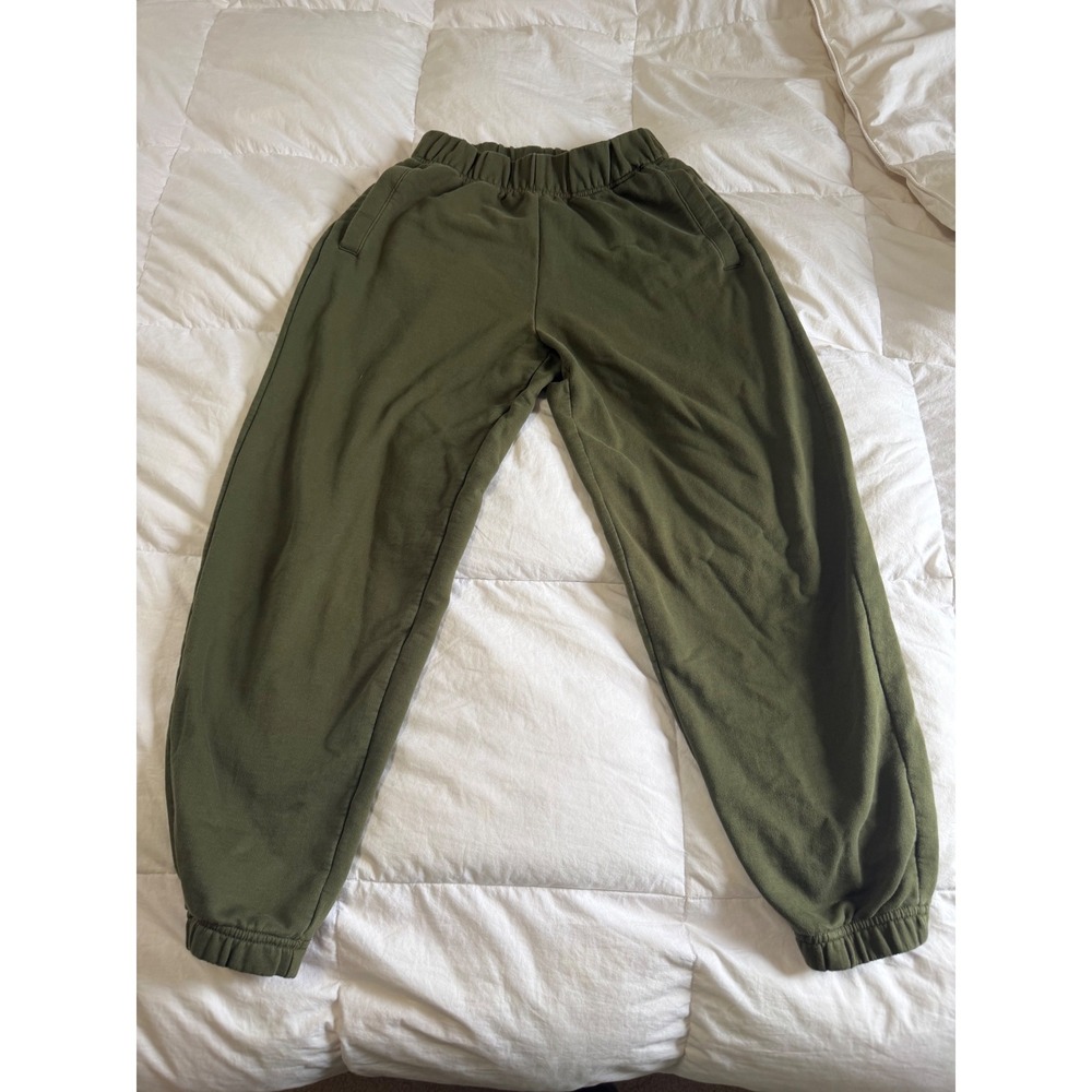 Aerie Olive Green High Waisted Joggers Sweatpants XS
